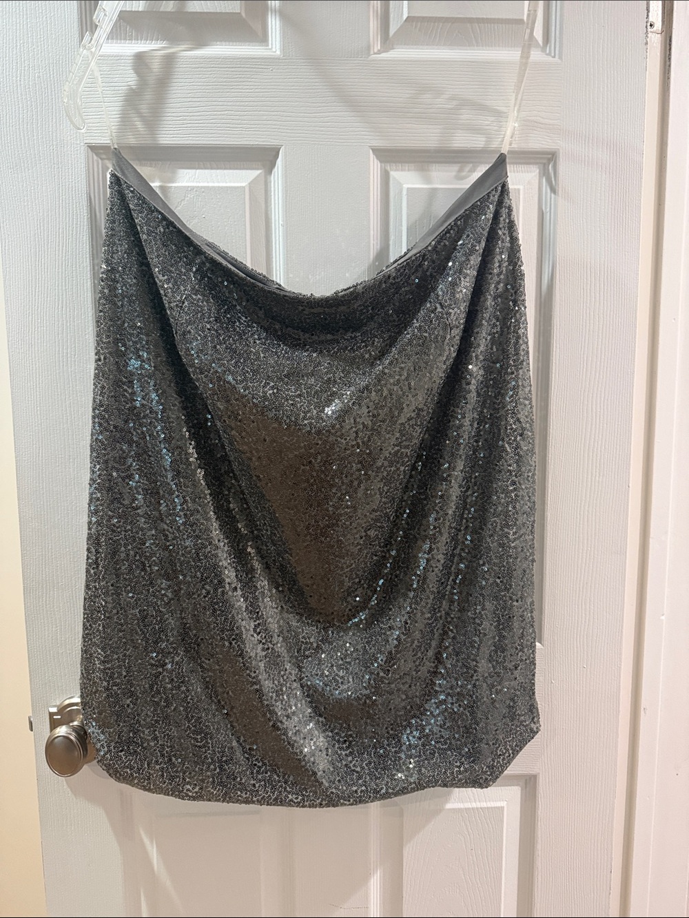 Hayden Black Sequin Mini Skirt